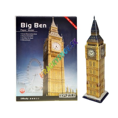 3D Puzzle Big Ben 26 ks. 