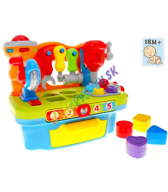 Huile Toys - pracovní stolek pro nejmenší mistrů