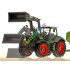 Velký traktor na dálkové ovládání s přívěsem a nákladem